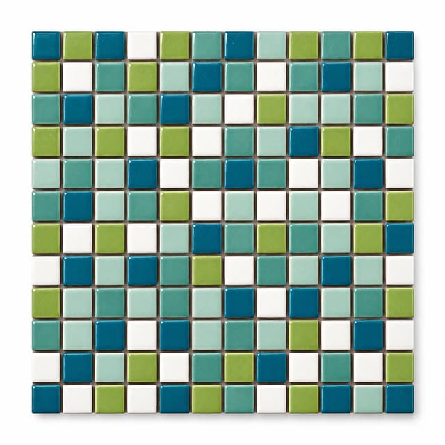 Common Series pool mosaic tile model 23000 / 2304-4568, 23 x 23 mm chips