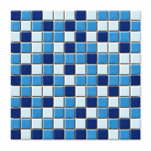Common Series pool mosaic tile model 2302-4 / 2302-6 / 2303-6, 23 x 23 mm chips
