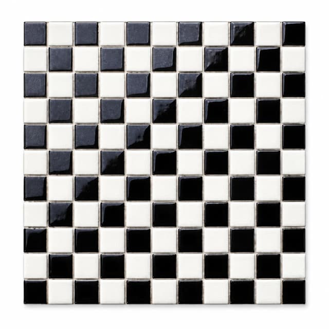 Common Series pool mosaic tile model 25000 / 25098, 25 x 25 mm chips