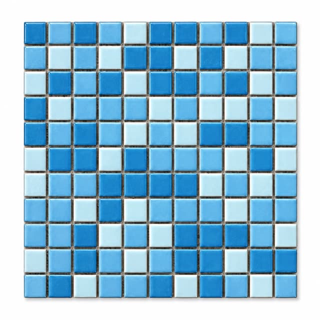 Common Series pool mosaic tile model 2502-456, 25 x 25 mm chips