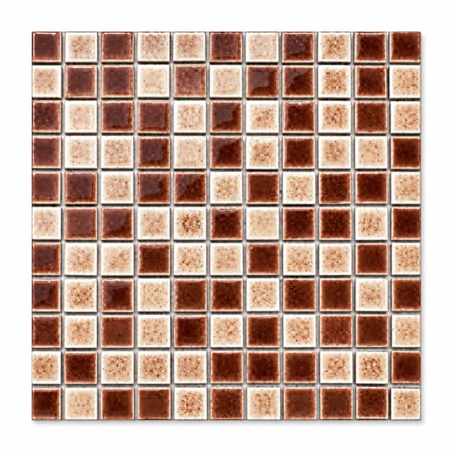 Ice Crack Series pool mosaic tile model 25031 / 25032, 25 x 25 mm chips