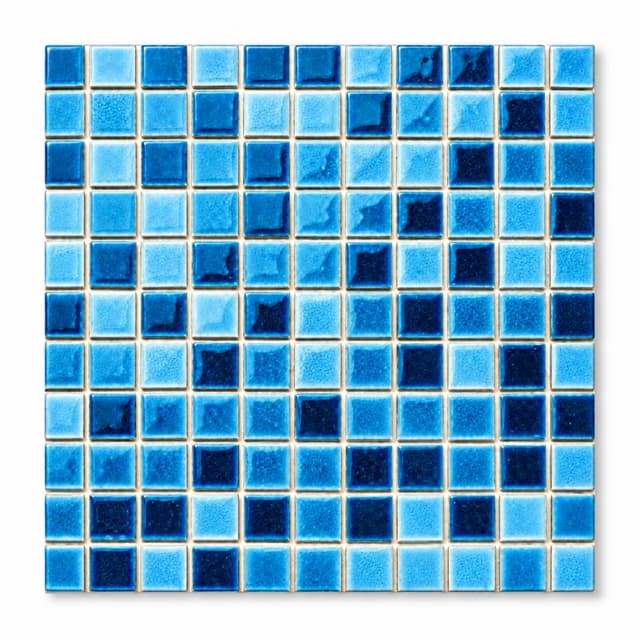 Ice Crack Series pool mosaic tile model 25033 / 25037 / 25038, 25 x 25 mm chips