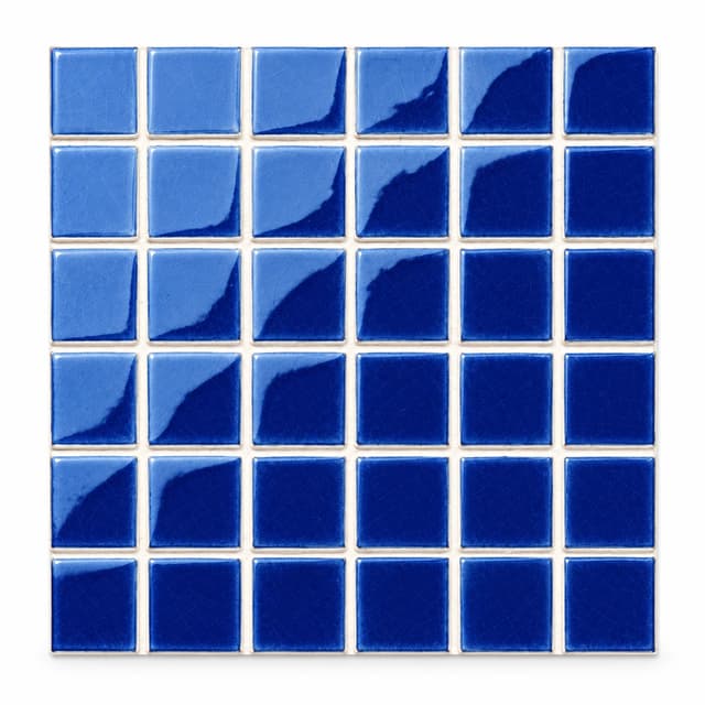 Ice Crack Series pool mosaic tile model 48038, 48 x 48 mm chips