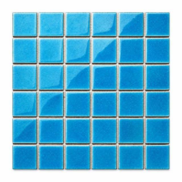 Ice Crack Series pool mosaic tile model 48043, 48 x 48 mm chips