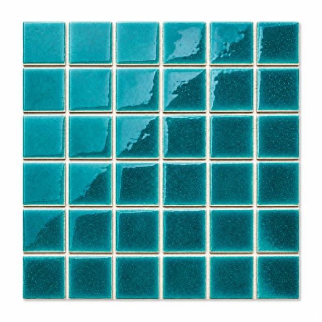 Ice Crack Series pool mosaic tile model 48046, 48 x 48 mm chips
