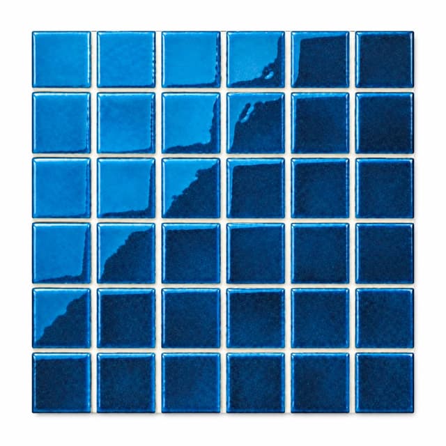 Ice Crack Series pool mosaic tile model 48048, 48 x 48 mm chips