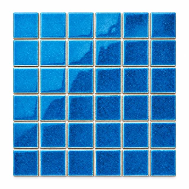 Ice Crack Series pool mosaic tile model 48050, 48 x 48 mm chips