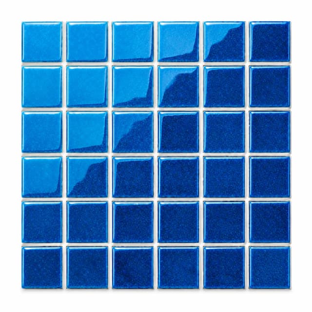 Ice Crack Series pool mosaic tile model 48053, 48 x 48 mm chips