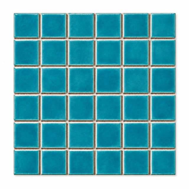 Ice Crack Series pool mosaic tile model 4822-10, 48 x 48 mm chips