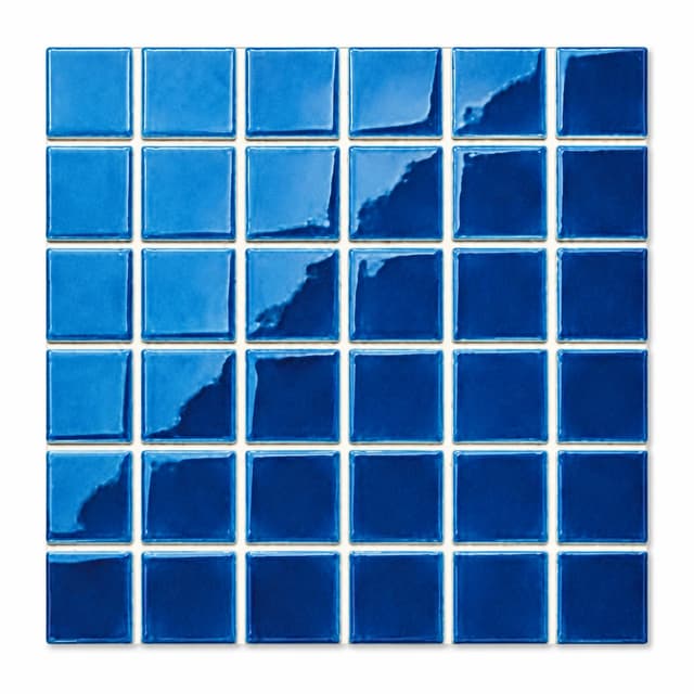 Ice Crack Series pool mosaic tile model 4822-5, 48 x 48 mm chips