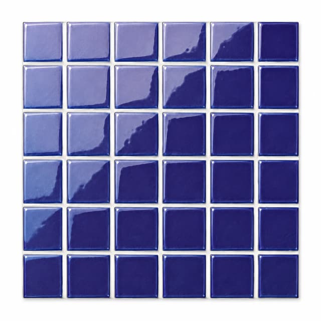 Ice Crack Series pool mosaic tile model 4822-8, 48 x 48 mm chips