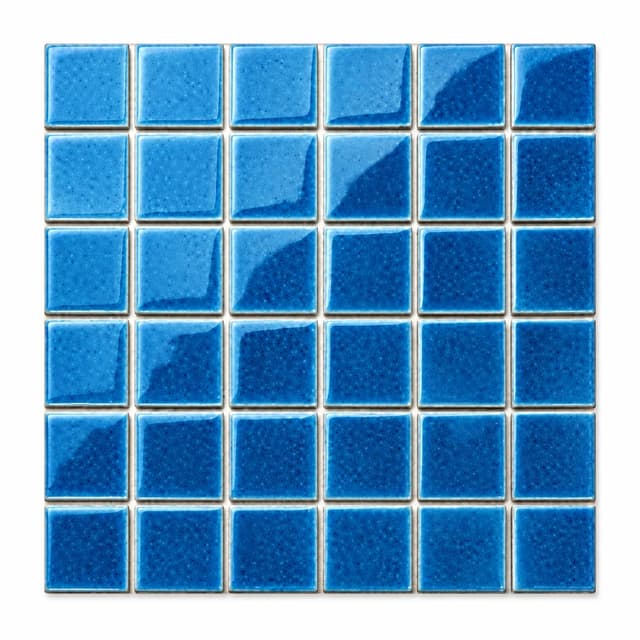 Ice Crack Series pool mosaic tile model 5002, 48 x 48 mm chips