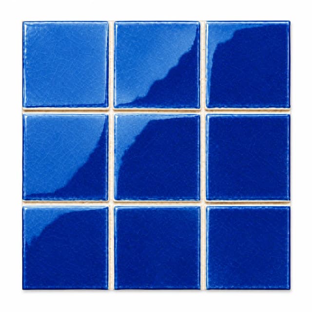 Ice Crack Series pool mosaic tile model 98A016, 98 x 98 mm chips