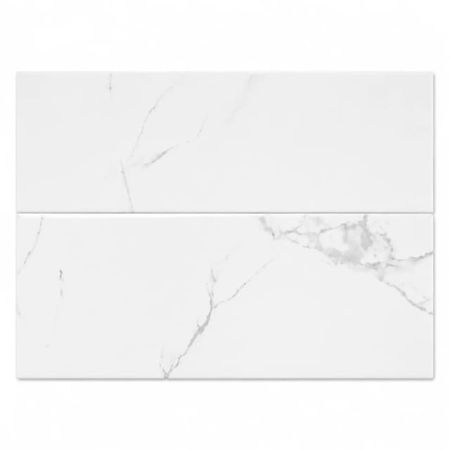 Carrara Series indoor wall tile model 13KAW1, 100×300 mm
