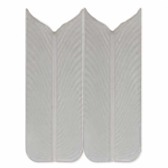 Featherlight Scale Series indoor wall tile model 13YWBC6M, 100×300 mm